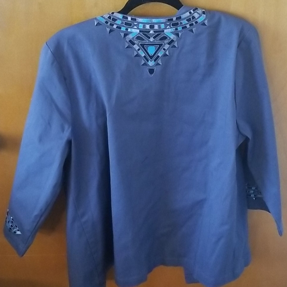 Bob Mackie Wearable Art Jacket - Picture 4 of 7